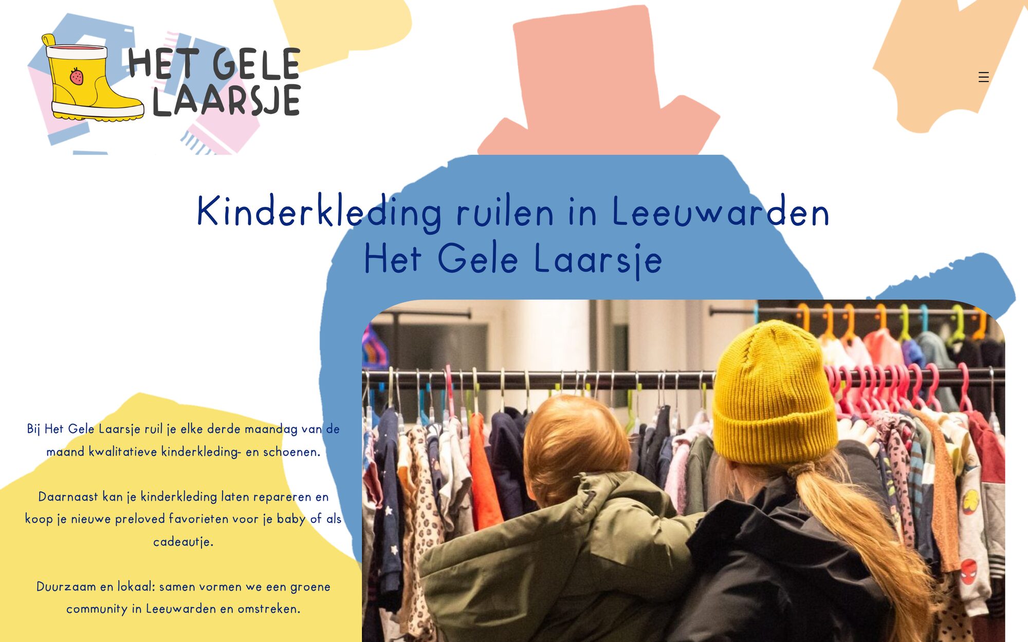 The current Het Gele Laarsje home page
